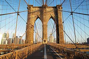 Brooklyn bridge leading to Brooklyn Social Security Disability Lawyer's office. 