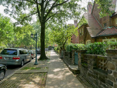 Resident walking through Queens County to a Social Security Disability Lawyer's office. 