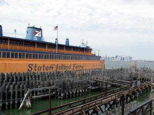 Staten Island Ferry Taking People To Staten Island Social Security Disability Lawyer's Office. 