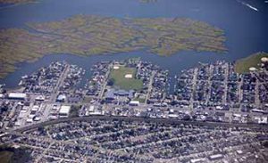 Aerial view of Nassau County Social Security Disability Lawyers Office