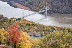 Bear Mountain Bridge Leading To Rockland County Social Security Disability Lawyers Office. 