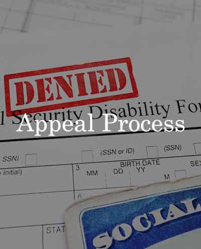 Paperwork needing a social security disability appeal.