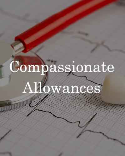 Medical records helping with compassionate allowance.